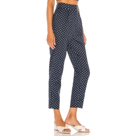 Revolve Majorelle Judah Pant in Blue Dot NWOT Size Small - Picture 4 of 4